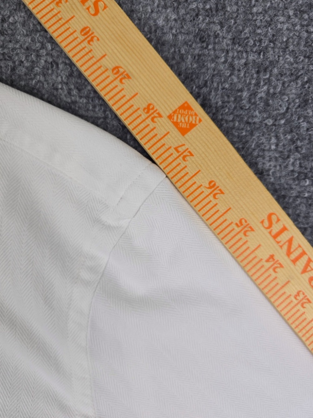 Polo Ralph Lauren White Knit Dress Shirt Men's XXL Long Sleeve Cotton Textured - Picture 10 of 10